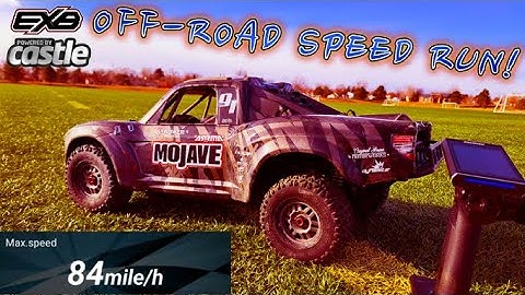 Arrma Mojave Extreme Bash 8s 84mph Off-Road Speed Run! Is 100mph Off-Road Possible?? #jelly #arrma