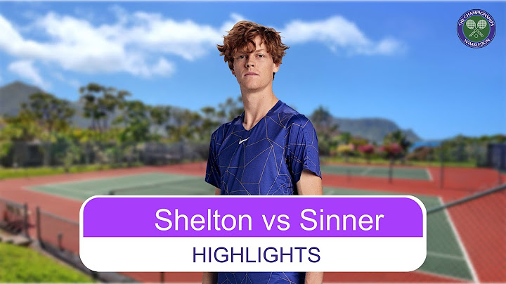 Stunning ending | Jannik Sinner vs Ben Shelton | Highlights | Wimbledon 2024
