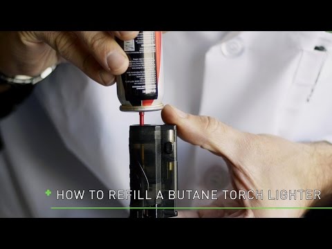 How to Fill a Butane Torch Lighter