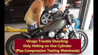Virago Trouble Shooting - Only Running on One Cylinder...Sometimes it's not the Carbs, LOL !