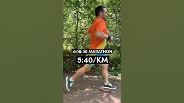 Marathon Paces In Real Time #shorts #running