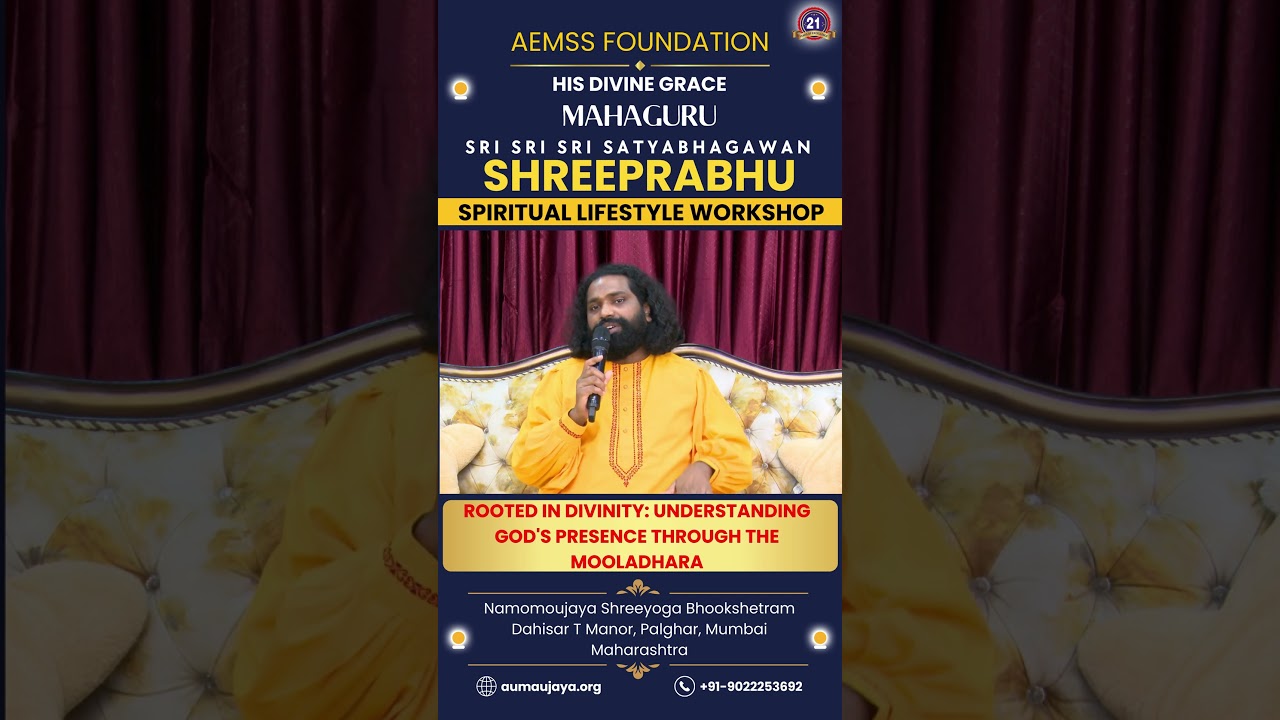 Rooted in Divinity Understanding God's Presence through the Mooladhara |Spiritual Lifestyle Workshop