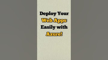 Azure Web  Apps I #az900 #azure #cloudcomputing