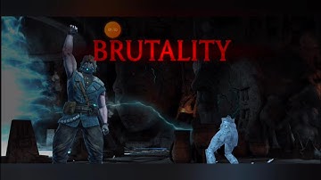 Sub zero Brutality mortal kombat mobile