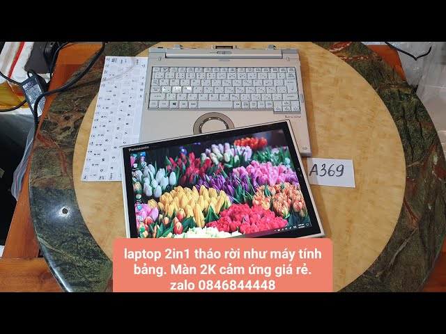 Đã bán. Laptop 2in1, panasonic CF XZ6, i5 gen 7, ram 8, ssd 256, 12.1 màn 2K. #laptop #tabs