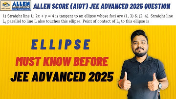 #ellipse BOOST Your JEE Advanced 2025 Maths Score Now! #JEE #Advanced 2025