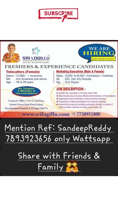 Sri Logillu Real Estate Jobs Jobs In Hyderabad Part Time Jobs In sri-logillu-real-estate-jobs-jobs-in-hyderabad-part-time-jobs-in