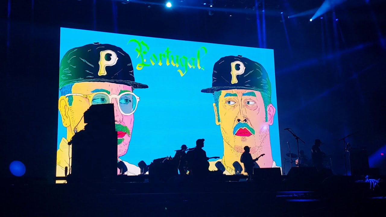 Portugal. The Man Purple, Yellow, Red and Blue Lollapalooza Onix