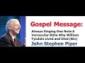 ＜Gospel Message＞ John Piper：Always Singing One Note A Vernacular Bible Why William Tyndale Lived and