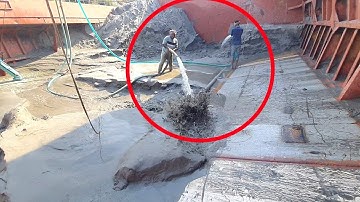 Unloading sand form ship barge unloading video unload sand from big barge ship 361 (15 Dec 2025)