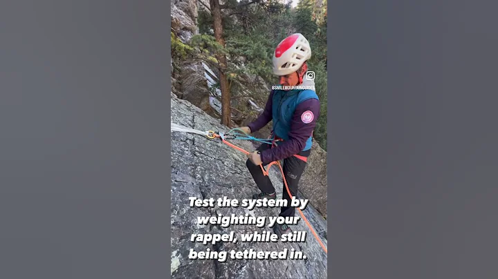 Rappelling, Tips to keep you moving in the mountains
