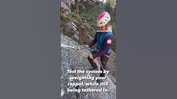 Rappelling, Tips to keep you moving in the mountains