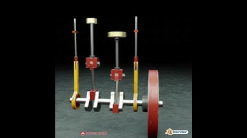 Steam engine animation (Model blender)