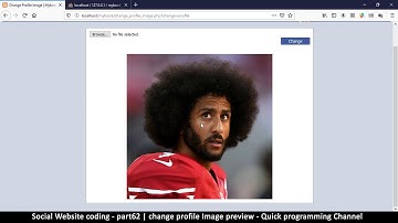 Social Website from scratch - Part 62 - Change profile Image preview | OOP PHP with MYSQL Database