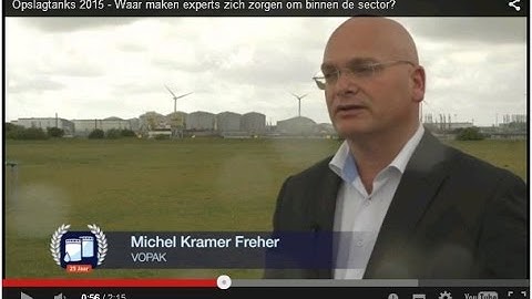 Opslagtanks 2015 - Waar maken experts zich zorgen om binnen de sector?