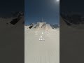 Top speed: 87 km/h💨 ​Valentino Guseli flying towards a world record of highest air on a snowboard🏆