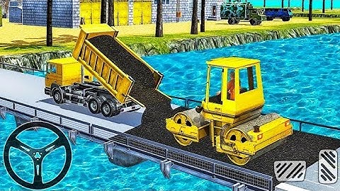 Real City Bridge Construction Simulator 3D | Over Bridge Construction Simulator | Android Gameplay