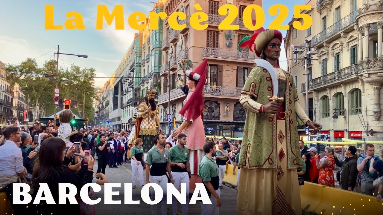 La Mercè 2025 in Barcelona 🇪🇸 | Seguici Inaugural Parade on La Rambla