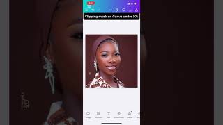Clipping mask on Canva #canva #graphicdesign #shorts #shortvideo
