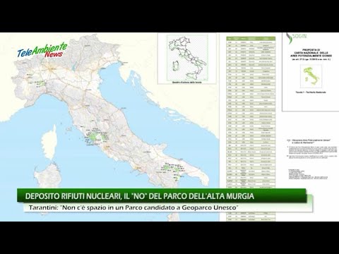 Deposito rifiuti nucleari, il NO del Parco Nazionale dell'Alta Murgia