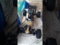 Rovan baha  5b 32cc v2 break in tank on the bench
