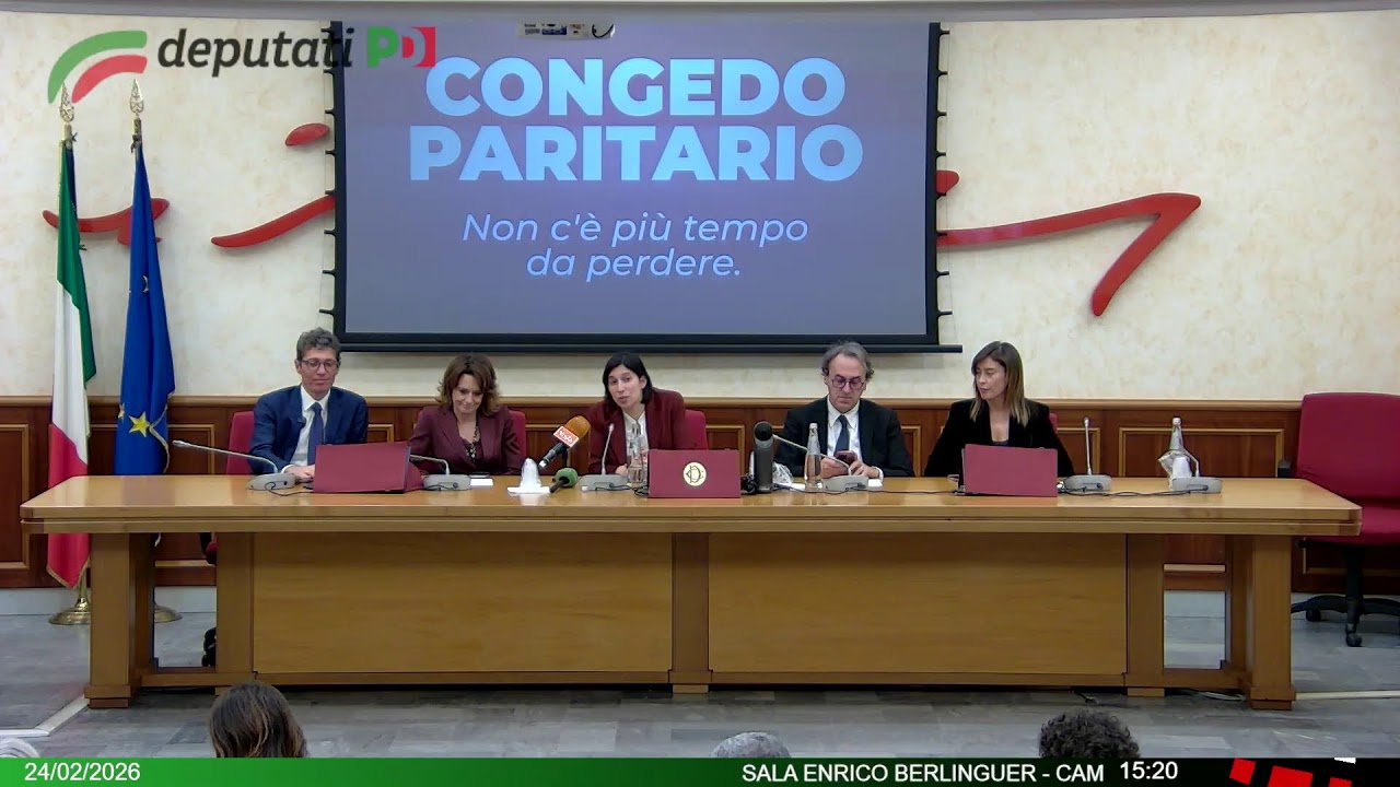 Conferenza stampa - CONGEDO PARITARIO Non c'è più tempo da perdere