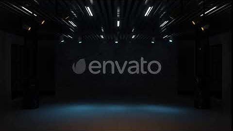 Focus lights in the dark room | Motion Graphics - Envato elements