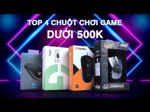 TOP 4 Chuột Gaming dưới 500K 2020 - Tiền ít mà hít chuột thơm