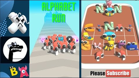 👀 Merge Alphabet Lore Run  mobilgames VS play