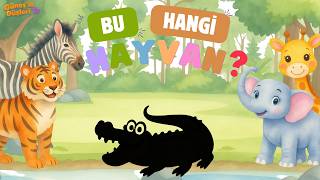 Bu Hangi Hayvan? 🦒 Çocuklar İçin Orman Hayvanlarının İsimlerini ve Seslerini Öğreniyorum