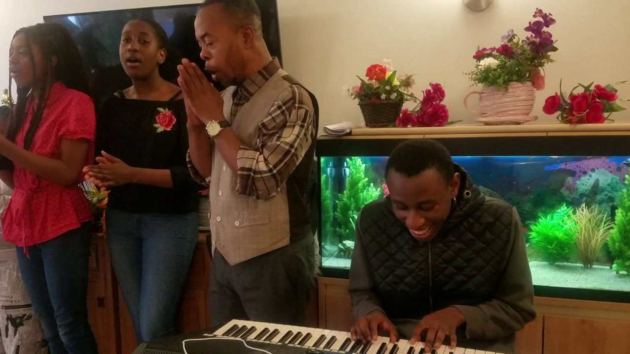 Ephrata church Bolton singing with patients at the Beechville care home