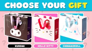 🖤🎀☁️ Choose Your Gift Sanrio Edition: Kuromi x Hello Kitty x Cinnamoroll ☁️🎀🖤