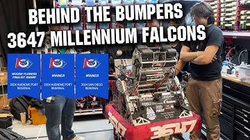 Behind the Bumpers | 3647 Millennium Falcons | CRESCENDO FRC Robot