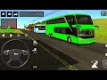 BUS SIMULATOR INDONESIA|| Bus🚌 Driving👮♂️ City euro Coach bus Simulator 🔥-Android Gameplay Bus 2024