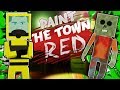 ZOMBIE OUTBREAK ESCAPE?! (Paint The Town Red Gameplay Roleplay) Zombie Apocalypse Survival!