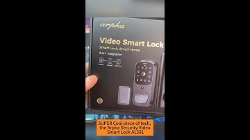 Unboxing Arpha Security Video Smart Lock AL501