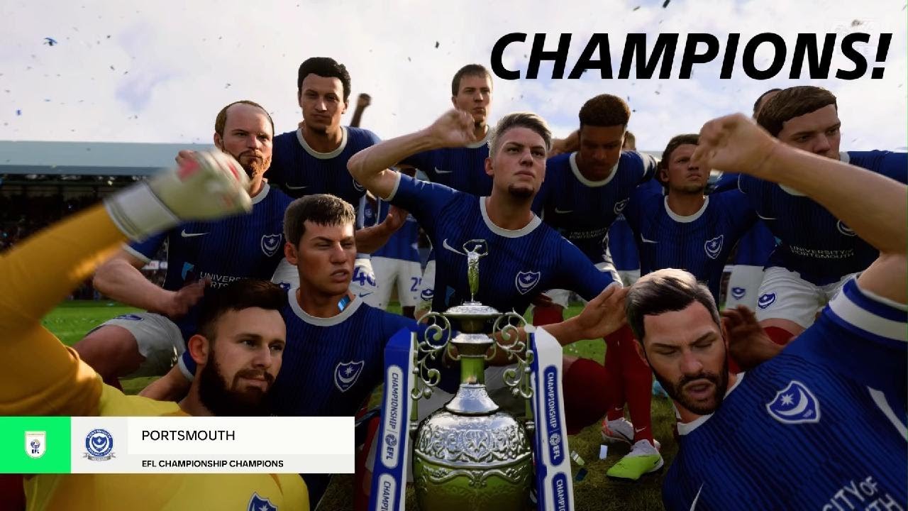 Portsmouth Championship Champions! KING NOODLE FC 24 Career Mode