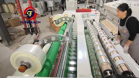 FURIMACH SEMI AUTOMATIC BOPP TAPE SLITTING REWINDING MACHINE