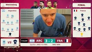 Kurt reacts to Argentina VS France Extra Time | World Cup 2022 Final Watchalong Part 8