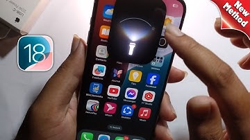 iOS 18: How to Adjust Flashlight