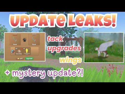 MANY LEAKS! Wing Video, Secret Update, Tack Upgrades, & More! | Wild Horse Islands