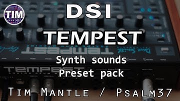 !!All New!! DSI Tempest - 128 Synth Sounds / Patches / Presets