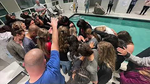 Biola Softball Baptisms 2022