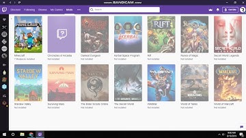 Change RAM settings in Twitch App