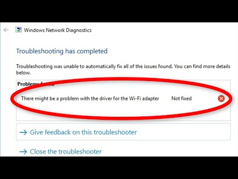 How To Fix There Might A Problem With The Driver For The WiFi Adapter Error On Windows 1087