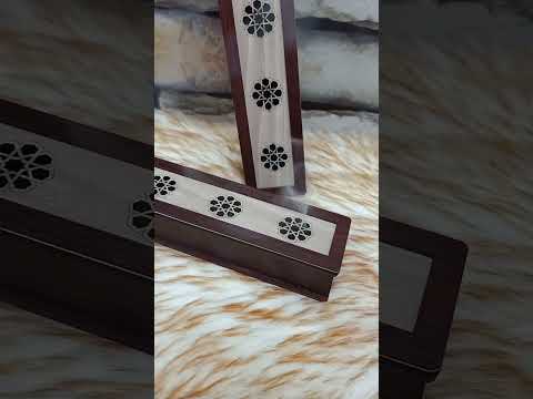  مبخرة خشب بدرج بدرج من اسفل جديد لعود البخور٥ك