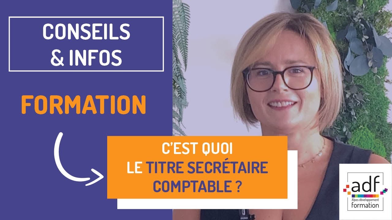 Titre professionnel secrétaire comptable - YouTube