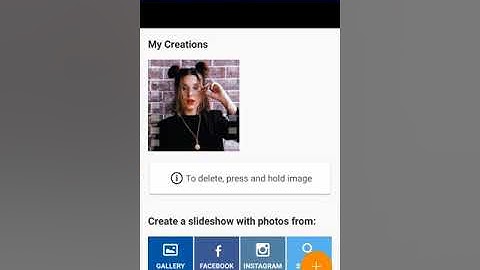How make slideshow on scoompa video editor?