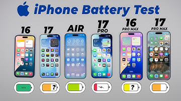 iPhone 17 Series Ultimate Battery Test! - vs iPhone 16 Series!