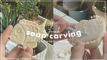 soap carving | fish | with perla soap